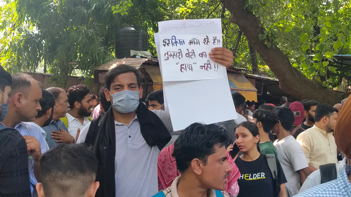Scenes from CJP Protest in Delhi