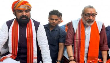 samrat chaudhary and giriraj singh 91