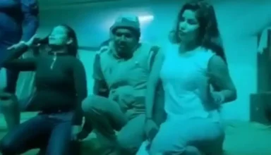 Police Chowkidar Danced with Bar Dancer in uniform