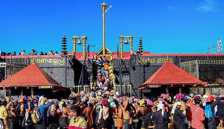 Thousands of devotees gather at Sree Annamaya Temple in Simanachal Live, celebrating religious and cultural traditions.
